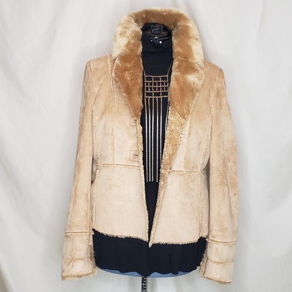 NYC and CO Faux Shearling Furry Jacket - Picture 6 of 15